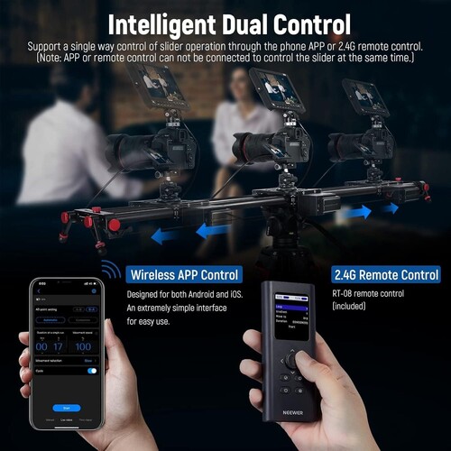 120cm Uzaktan Kumandalı & Motorlu Slider (APP)