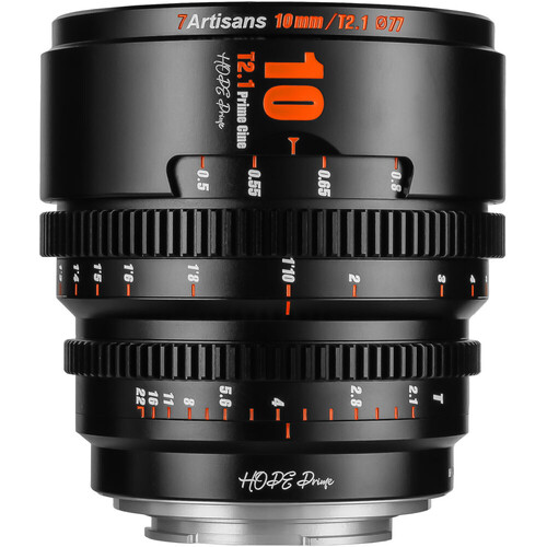7Artisans 10mm T2.1 Hope S35 Cine Lens (Canon RF-S)