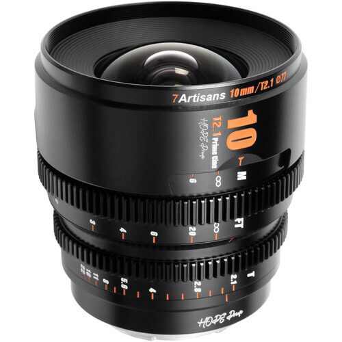 7Artisans 10mm T2.1 Hope S35 Cine Lens (Sony E)