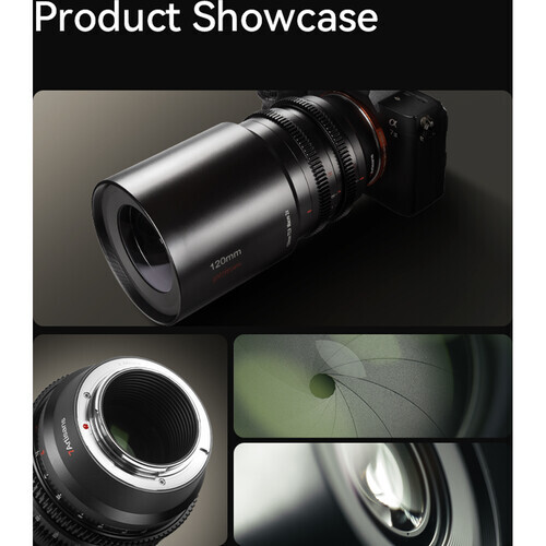 7Artisans 120mm T2.9 Macro 2x Lens (Sony E)