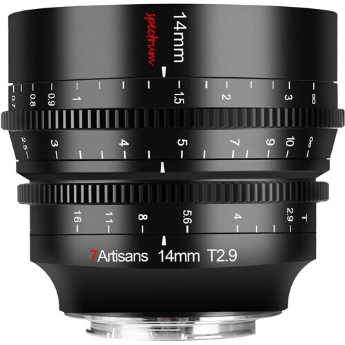 7Artisans 14mm T2.9 Lens (Sony E)