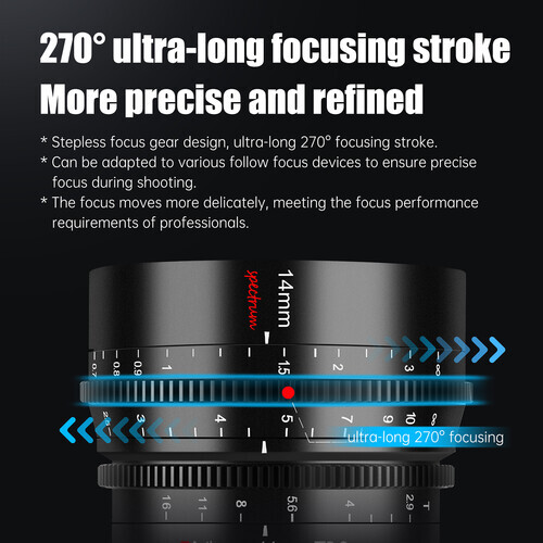 7Artisans 14mm T2.9 Lens (Sony E)