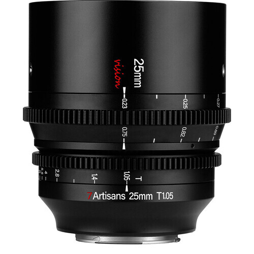7Artisans 25mm T1.05 Vision Cine Lens (Sony E)