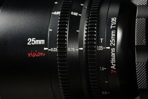 7Artisans 25mm T1.05 Vision Cine Lens (Sony E)