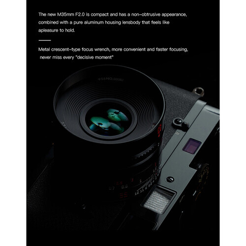 7Artisans 35mm F2.0 Mark II Lens (Leica M)