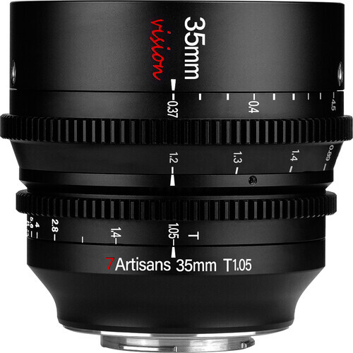 7Artisans 35mm T1.05 Vision Cine Lens (MFT)