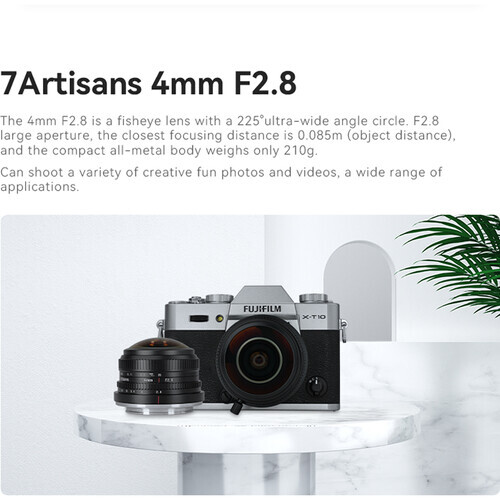 7Artisans 4mm F2.8 Lens (MFT)