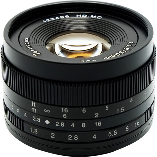 7Artisans 50mm F1.8 Lens (FujiFilm X)