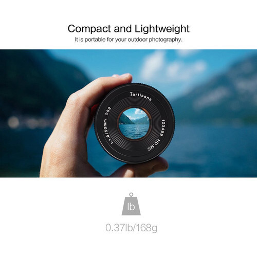 7Artisans 50mm F1.8 Lens (FujiFilm X)