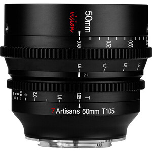 7Artisans 50mm T1.05 Vision Cine Lens (Canon RF-S) - Thumbnail