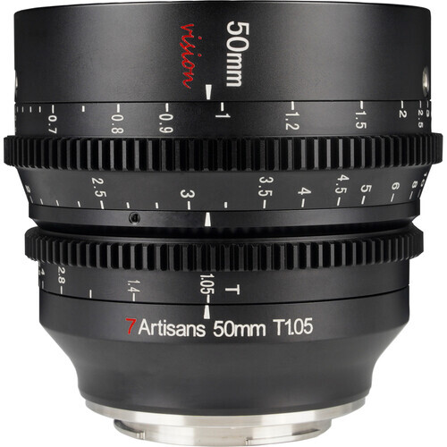 7Artisans 50mm T1.05 Vision Cine Lens (Canon RF-S)