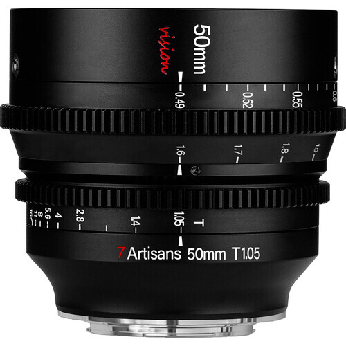 7Artisans 50mm T1.05 Vision Cine Lens (FujiFilm X)