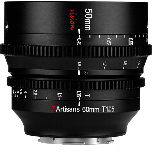 7Artisans 50mm T1.05 Vision Cine Lens (FujiFilm X)