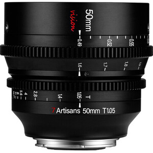 7Artisans 50mm T1.05 Vision Cine Lens (FujiFilm X) - Thumbnail