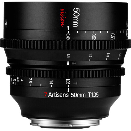 7Artisans 50mm T1.05 Vision Cine Lens (FujiFilm X)