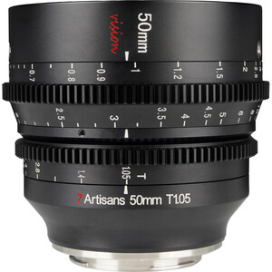 7Artisans 50mm T1.05 Vision Cine Lens (FujiFilm X) - Thumbnail