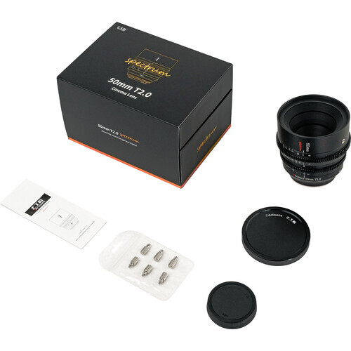 7Artisans 50mm T2.0 Spectrum Prime Lens (Sony E)