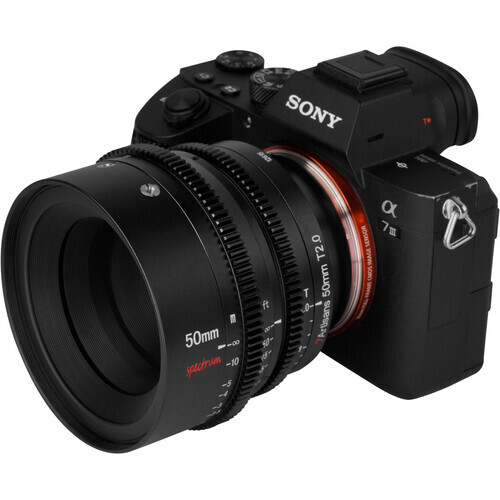 7Artisans 50mm T2.0 Spectrum Prime Lens (Sony E)