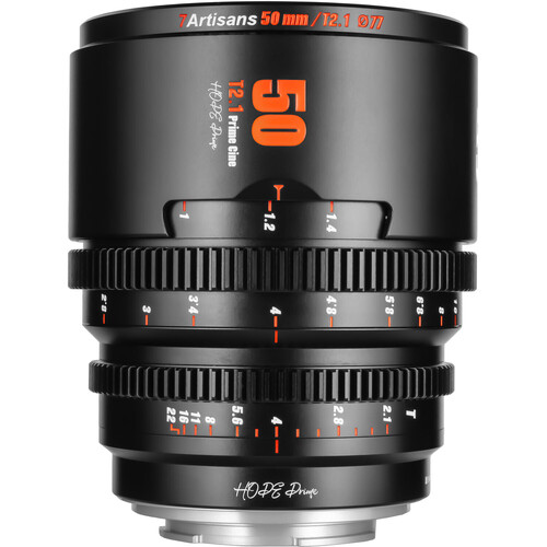 7Artisans 50mm T2.1 Hope S35 Cine Lens (Canon RF-S)