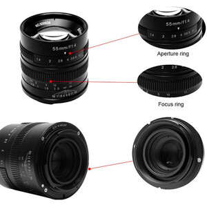 7Artisans 55mm F1.4 Lens (FujiFilm X) - Thumbnail
