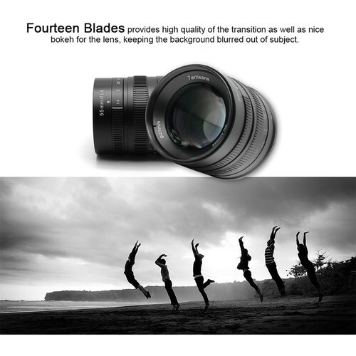 7Artisans 55mm F1.4 Lens (FujiFilm X)