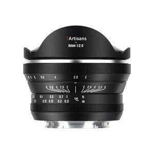 7Artisans - 7Artisans 6mm F2.0 APS-C Lens (M43 Panasonic/Olympus)