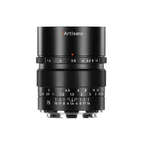 7Artisans 75mm F1.4 Lens (Canon EOS-R Mount)
