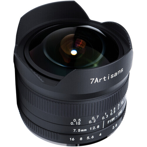 7Artisans 7.5mm F2.8 Mark II Lens (Sony E)