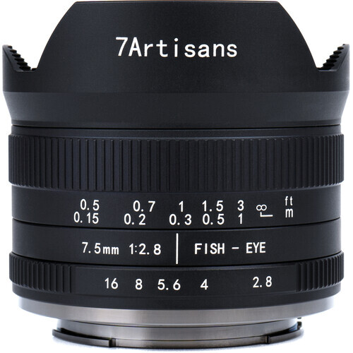 7Artisans 7.5mm F2.8 Mark II Lens (Sony E)