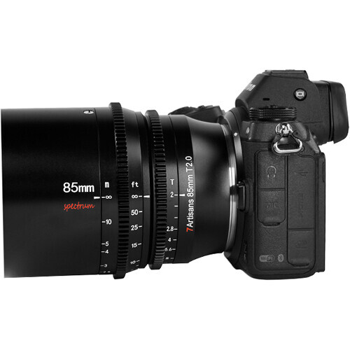 7Artisans 85mm T2.0 Spectrum Prime Lens (Sony E)