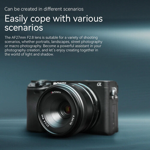 7Artisans AF27mm F2.8 Lens (Sony E)