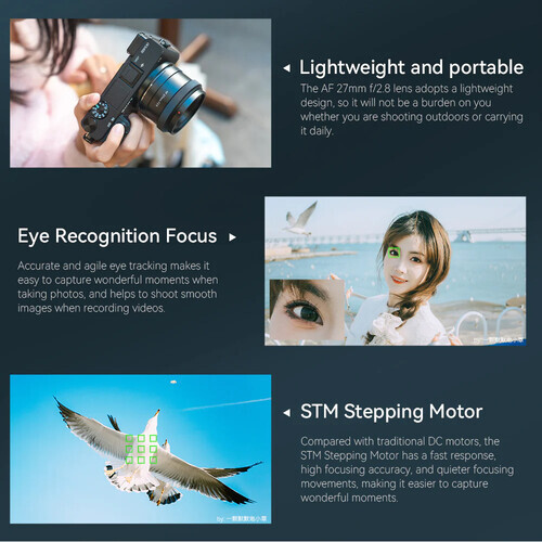 7Artisans AF27mm F2.8 Lens (Sony E)