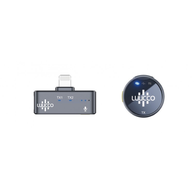 Luucco AirWave Mini K1 Kablosuz Yaka Mikrofonu (Lightning) - Lightning alıcı ve tek verici