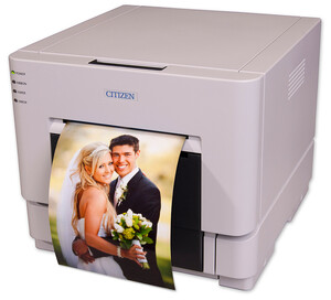 Citizen CY-02 Termal Fotoğraf Yazıcısı - baskı çıkışı ve ön görünüm