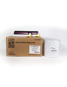 Citizen CY-02 15x20cm Kağıt & Ribbon (2x350 Baskı) CY-MS68-A5 Orijinal - kutu, kâğıt rulosu ve şerit