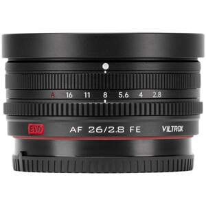 Viltrox AF 26mm f/2.8 EVO FE Lens (Sony E) - pancake gövdenin yan profili