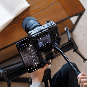 Tamron Link TL-01 Kablosuz Lens Kontrol Adaptörü - slider üzerindeki kamerada kullanım