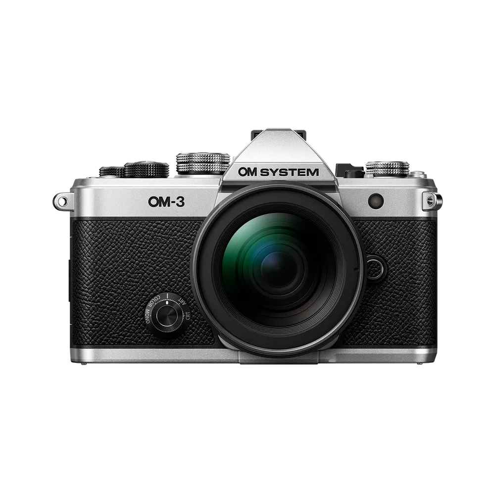 Olympus OM SYSTEM OM-3 Gümüş Gövde + M.Zuiko 12-45mm F4 PRO Objektif Kiti - ana ürün görünümü