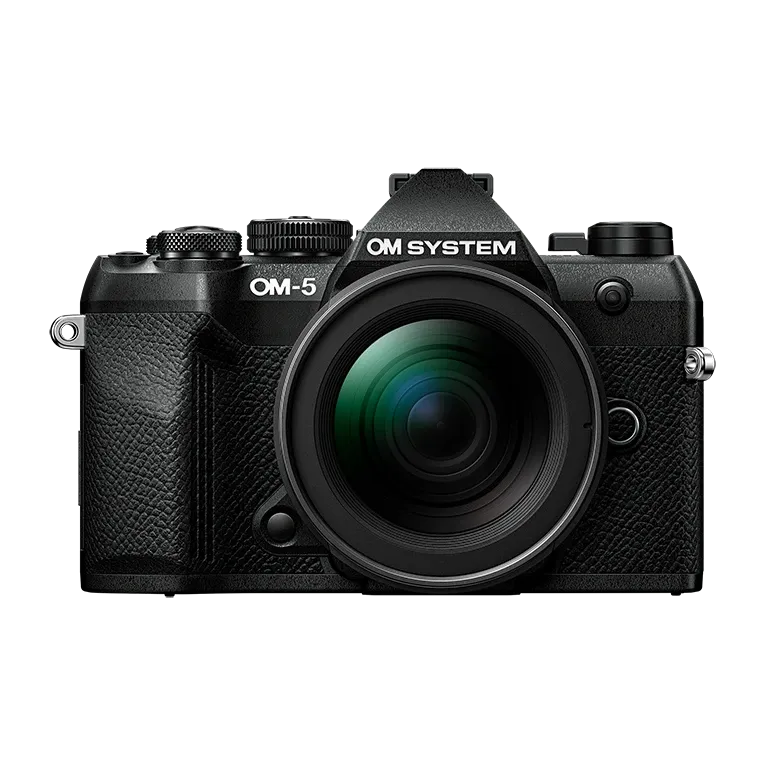 Olympus OM SYSTEM OM-5 Mark II Siyah + M.Zuiko 12-45mm F4 PRO Objektif Kiti - ana ürün görünümü