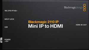 Blackmagic 2110 IP Mini IP to HDMI ürün görseli