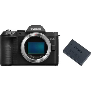 Canon EOS R8 Mark II Body + LP-E17 Kit Aynasız Fotoğraf Makinesi - gövde ve ek LP-E17 batarya