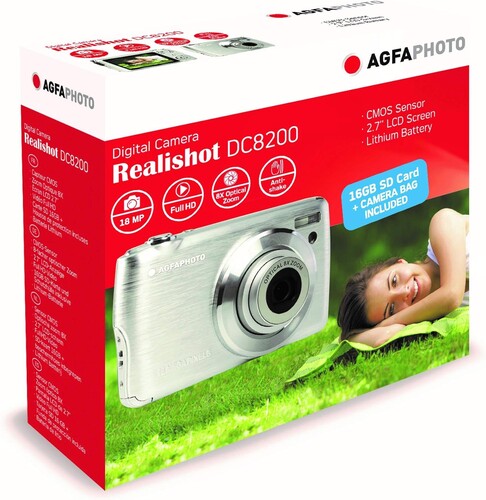 AgfaPhoto Realishot DC8200 Dijital Kamera (Gri / Gümüş)