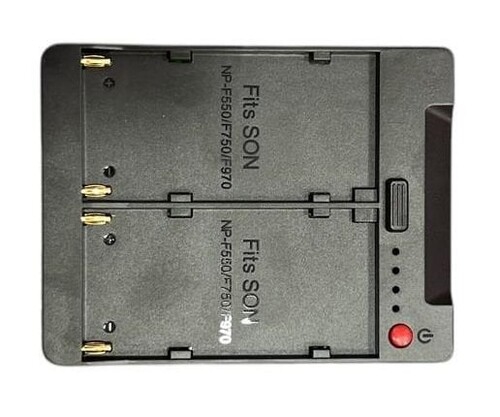 Andoer NPF-VM NP-F550 / F750 / F970 Piller için V-Montaj Dönüştürücü Adaptörü