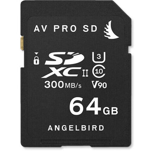 Angelbird - Angelbird 64GB 300mb/s UHS-II SD V90 Hafıza Kartı