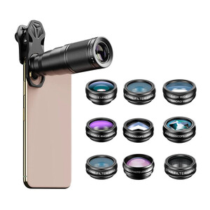 Apexel - Apexel 22X 10'u 1 Arada Telefon Lens Kiti