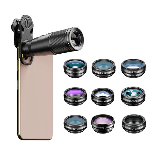 Apexel 22X 10'u 1 Arada Telefon Lens Kiti