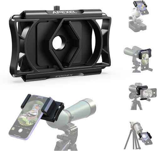 Apexel Dürbün Mikroskop Teleskop İçin iPhone Adaptörü (APL-F002X)
