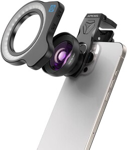 Apexel - Apexel HB100UFL 75mm Ultra Makro Lens (Dolgu Işıklı)