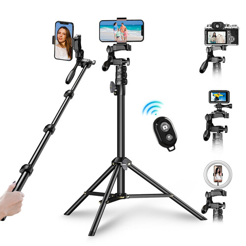 Apexel JJ070 70 inç Tripodlu Telefon Selfie Çubuğu