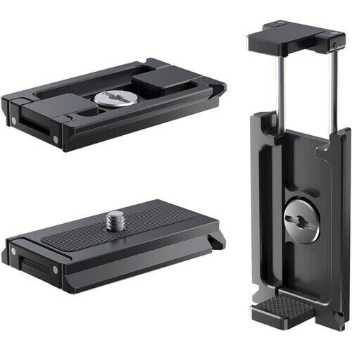 Arca-Type Compatible Quick Release Plate with Smartphone Holder